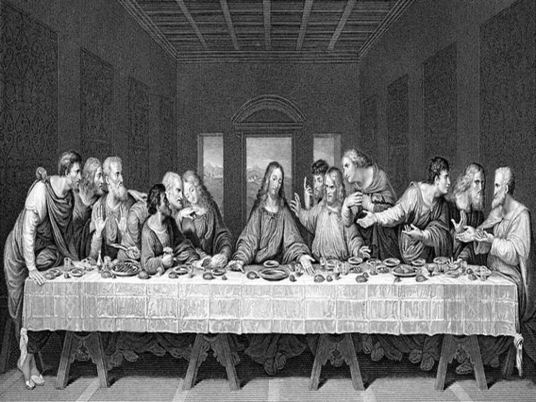 Das Letzte Abendmahl von Leonardo da Vinci in Mailand